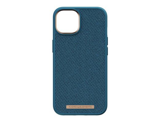 Husa de protectie Njord Fabric Tonal pentru iPhone 14 Plus, Deep Sea - iSTYLE RO