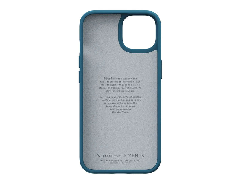 Husa de protectie Njord Fabric Tonal pentru iPhone 14, Deep Sea - iSTYLE RO