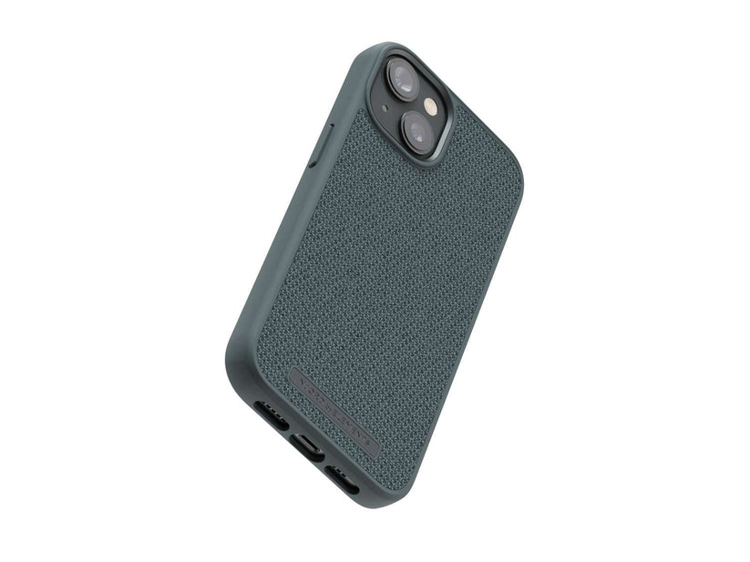 Husa de protectie Njord Fabric Tonal pentru iPhone 14, Dark Grey - iSTYLE RO