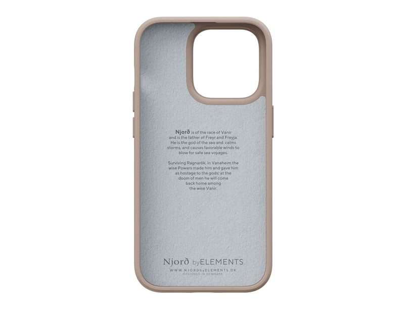 Husa de protectie Njord Fabric pentru iPhone 14 Pro Max, Pink Sand - iSTYLE RO
