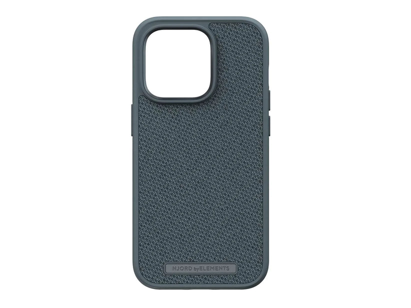 Husa de protectie Njord Fabric Tonal pentru iPhone 14 Pro Max, Dark Grey - iSTYLE RO