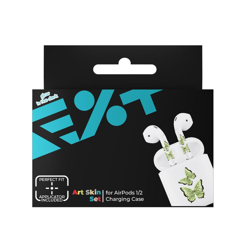 Skin NEXT ONE pentru AirPods - Fluture fosforescent - iSTYLE RO