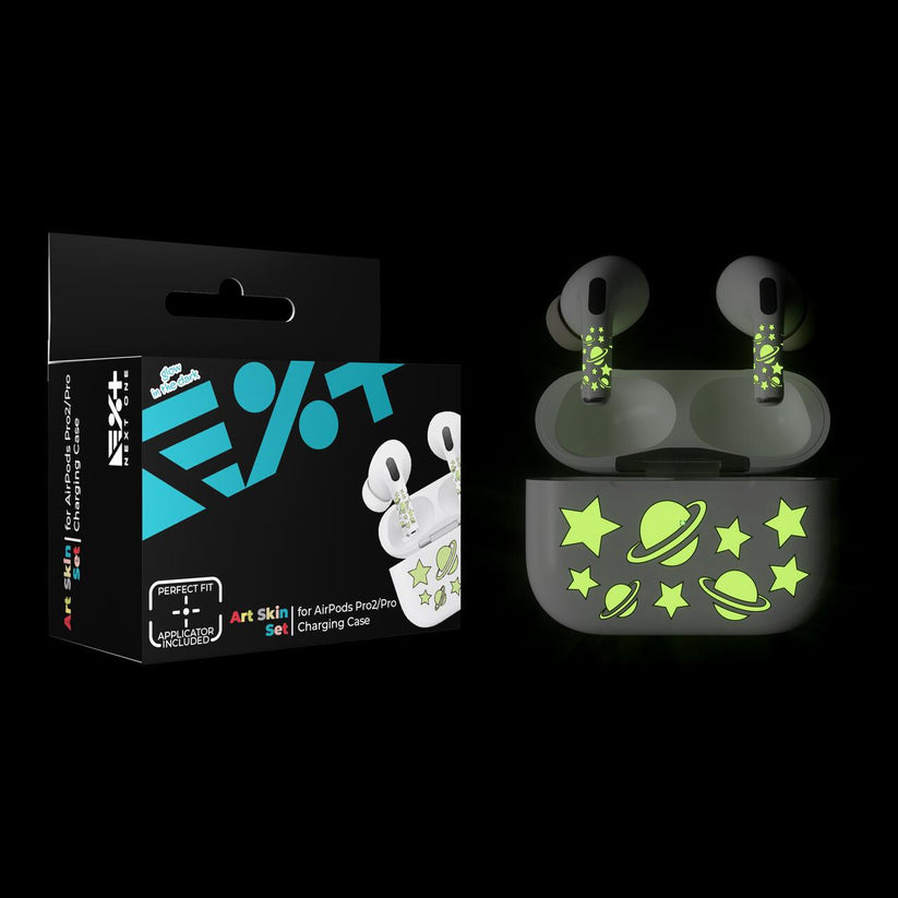 Skin NEXT ONE pentru AirPods Pro - Planete fosforescente - iSTYLE RO