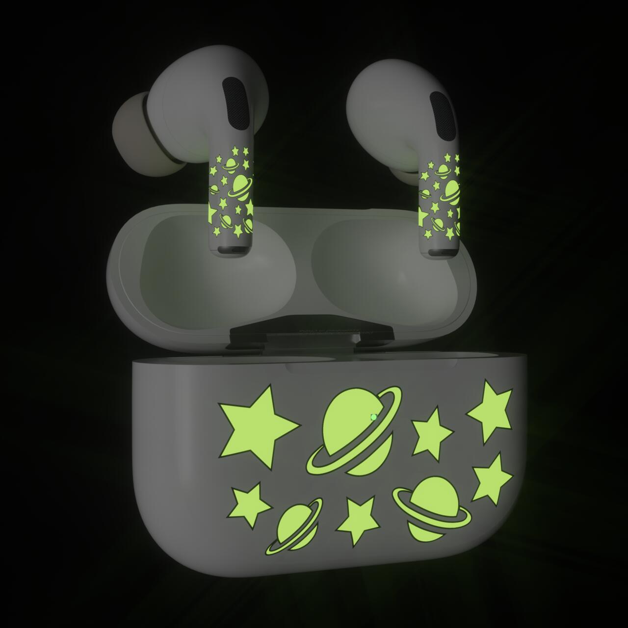 Skin NEXT ONE pentru AirPods Pro - Planete fosforescente - iSTYLE RO