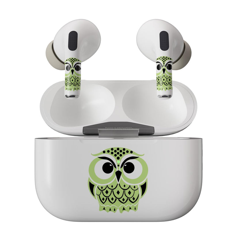 Skin NEXT ONE pentru AirPods Pro - Bufnita fosforescenta - iSTYLE RO