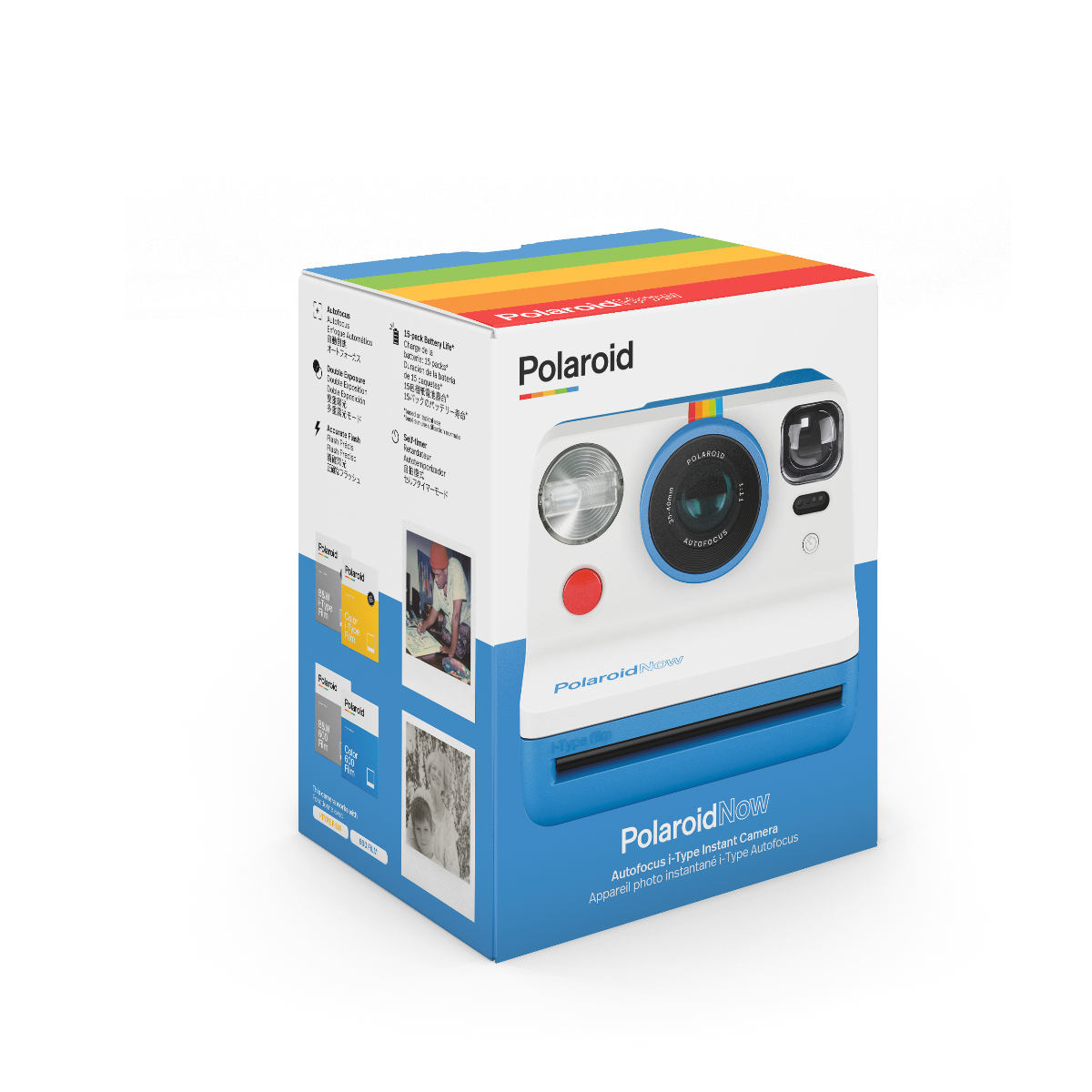 Camera Foto Instant Polaroid Now, Albastru - iSTYLE RO