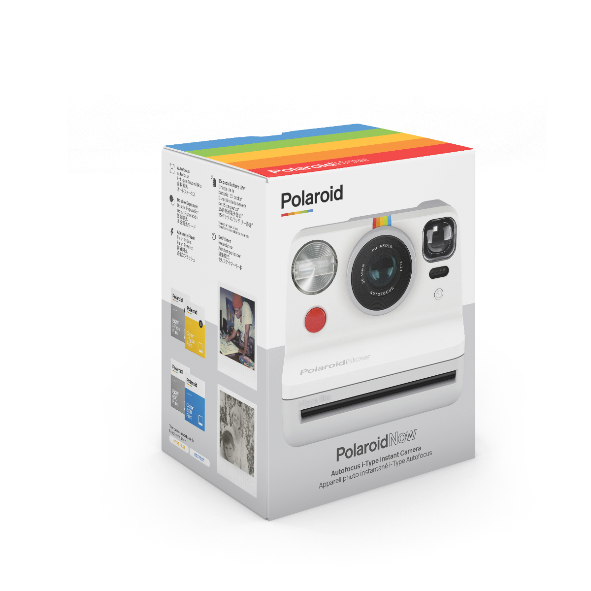 Camera Foto Instant Polaroid Now, Alb - iSTYLE RO