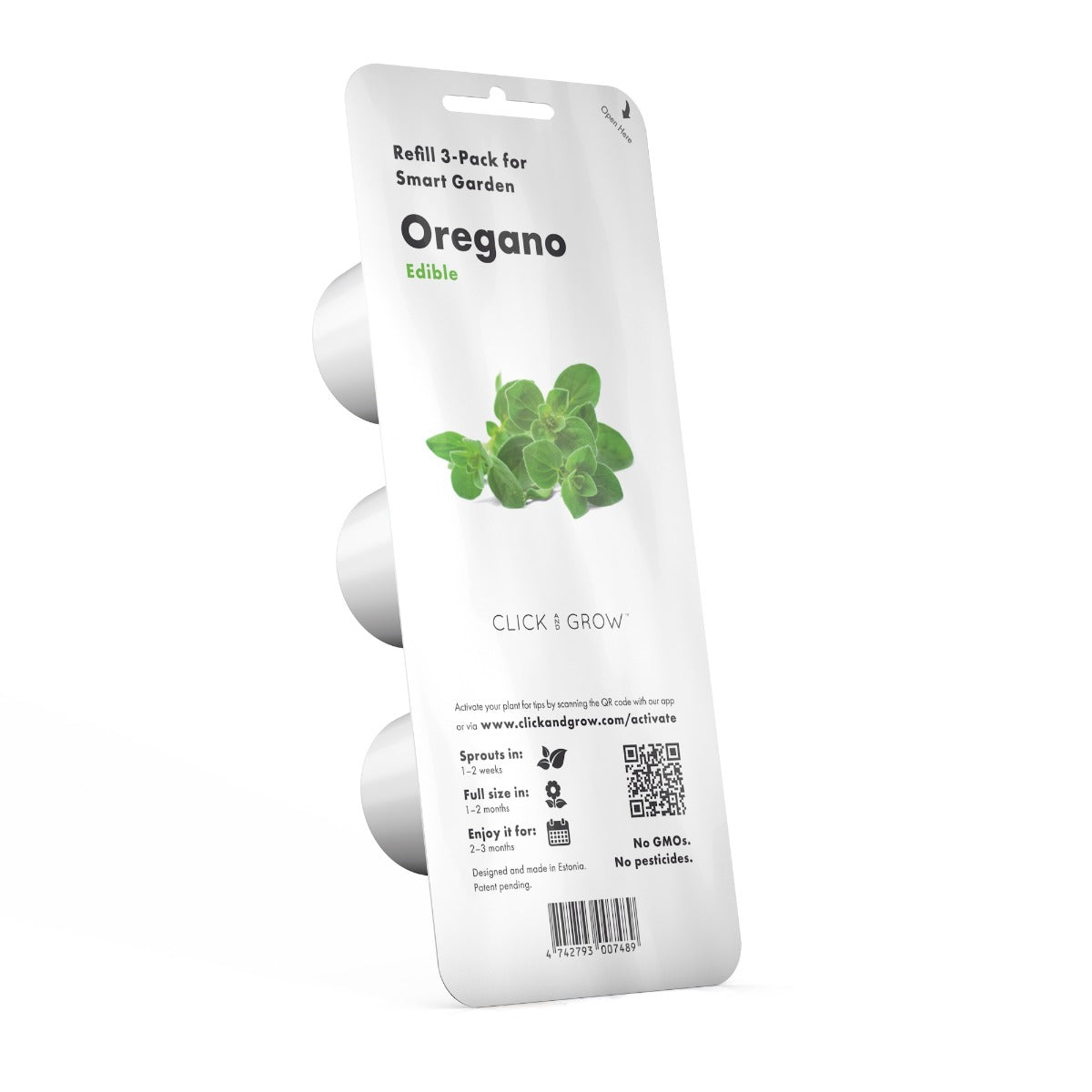Capsule Click & Grow cu seminte si substrat de oregano 3buc - iSTYLE RO