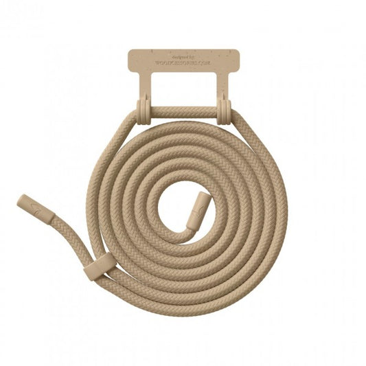 Snur Woodcessories Change Case Lanyard pentru Husa de protectie Woodcessories - Taupe Brown - iSTYLE RO