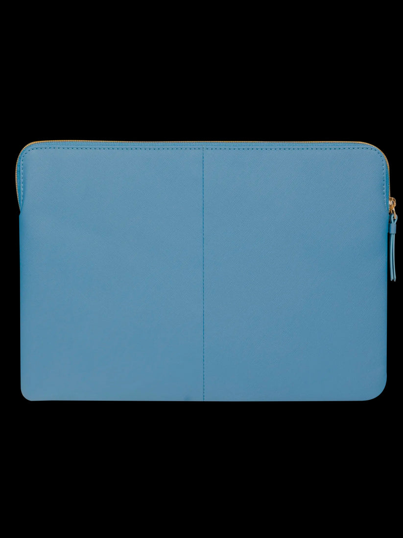 Husa dbramante1928 Paris pentru MacBook Pro 13"/MacBook Air 13", Piele, Albastru deschis - iSTYLE RO