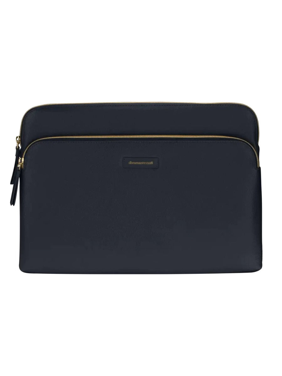 Husa dbramante1928 Paris+ pentru MacBook Pro 13"/MacBook Air 13", Piele, Pacific Blue - iSTYLE RO