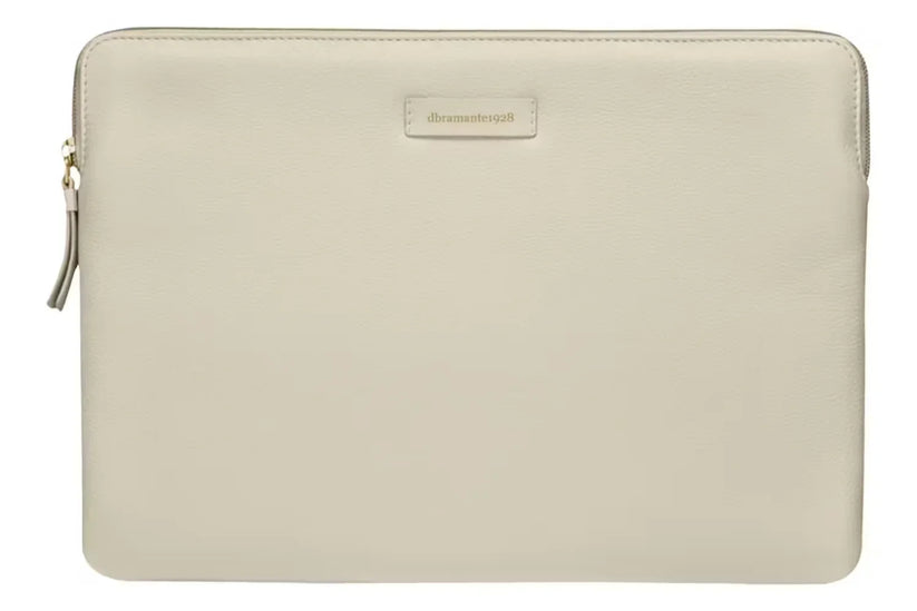 Husa dbramante1928 Paris pentru MacBook Pro 13"/MacBook Air 13", Piele, Crem - iSTYLE RO