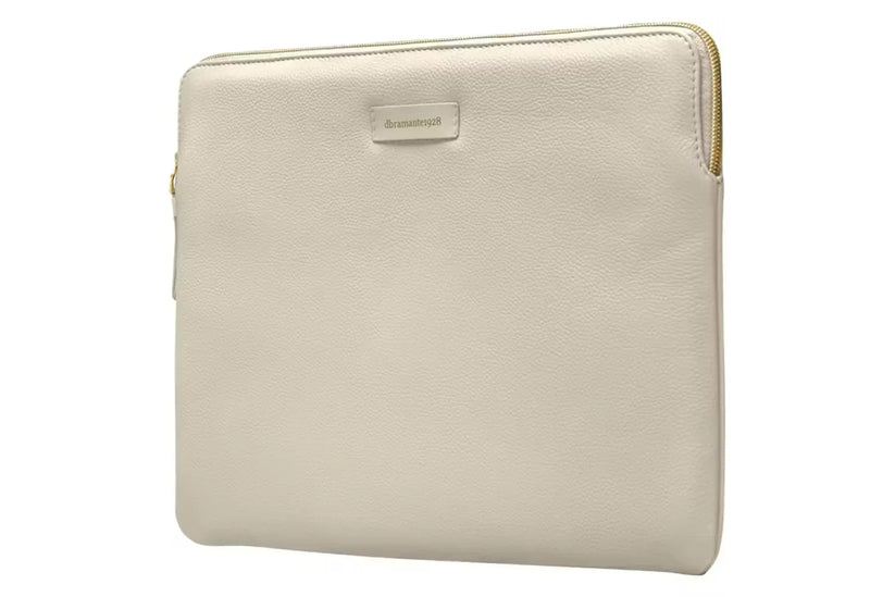 Husa dbramante1928 Paris pentru MacBook Pro 13"/MacBook Air 13", Piele, Crem - iSTYLE RO