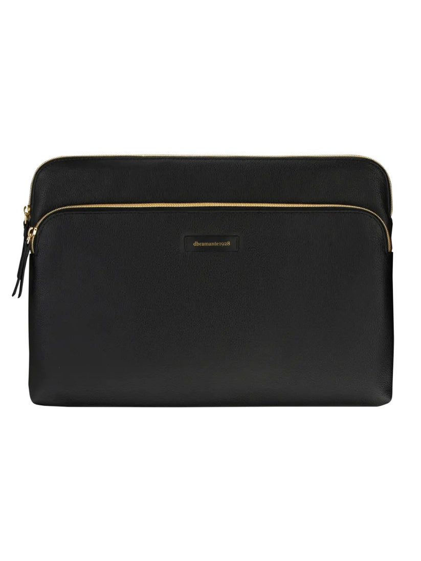 Husa dbramante1928 Paris+ pentru MacBook Pro 13"/MacBook Air 13", Piele, Negru - iSTYLE RO