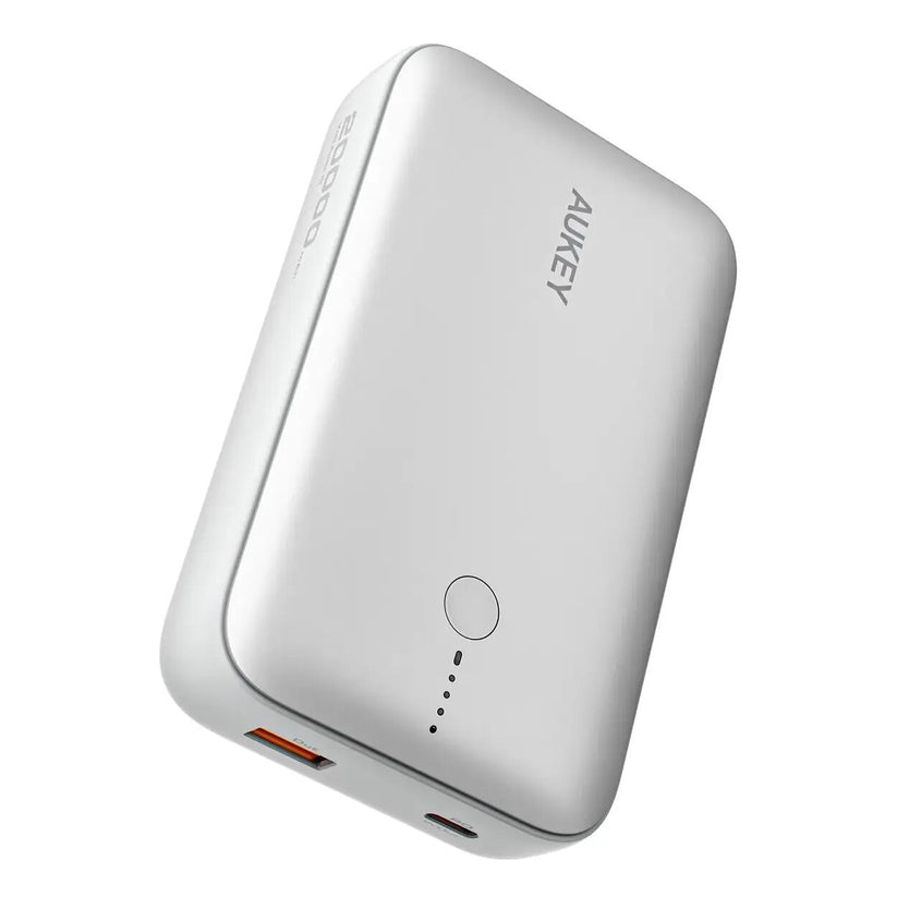Baterie externa AUKEY Spark Mini 20000mAh Fast Charging, Alb - iSTYLE RO