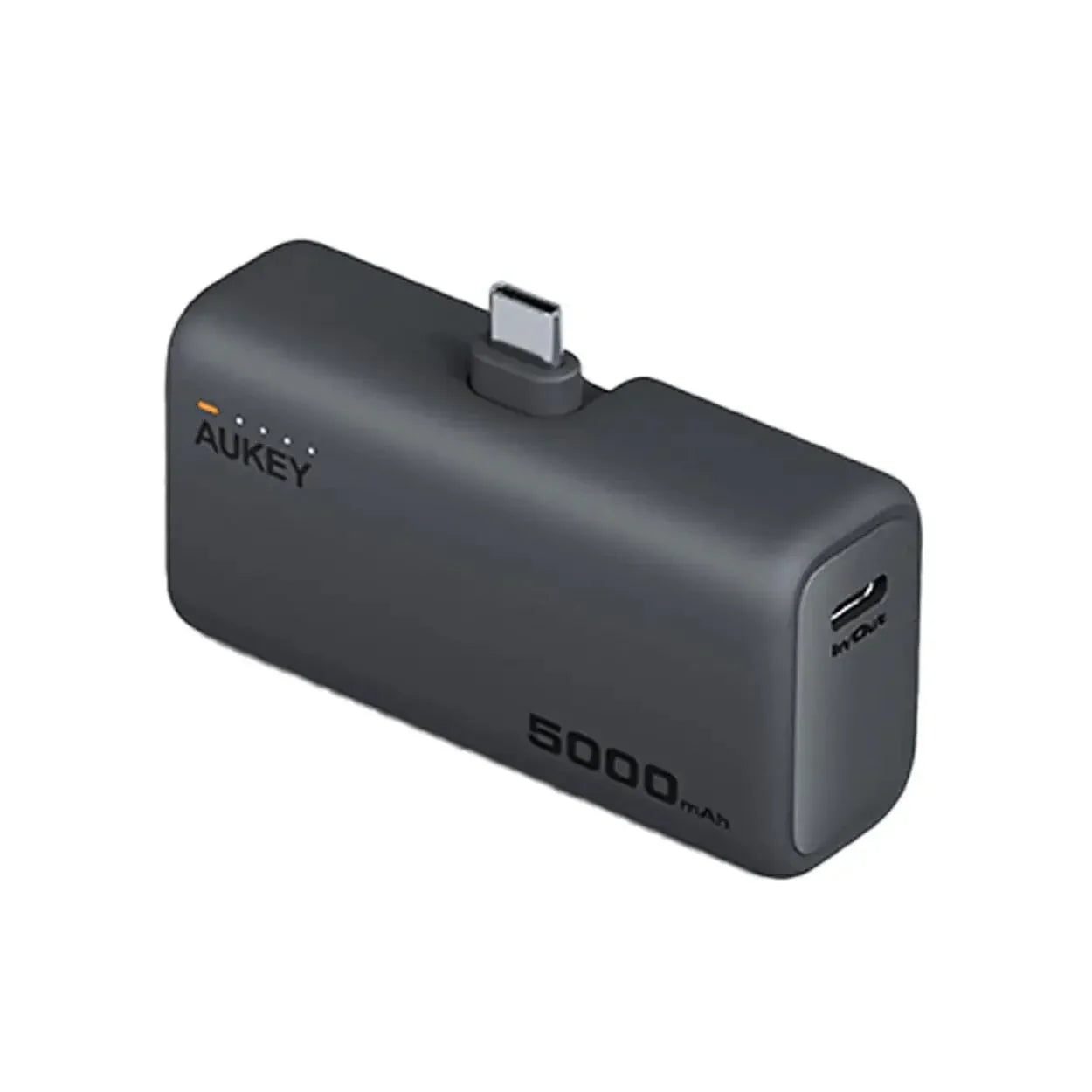 Baterie externa AUKEY Spark Mini, 5000 mAh, USB-C, Gri