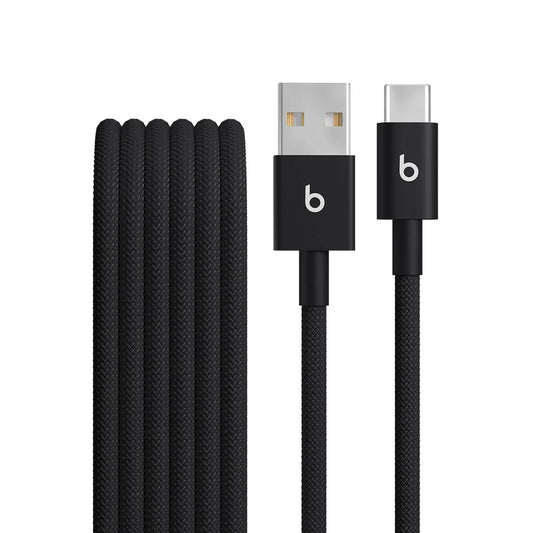 Pachet Cablu Beats USB-A la USB-C de 1,5 m, Woven, Negru (2 cabluri) - iSTYLE RO