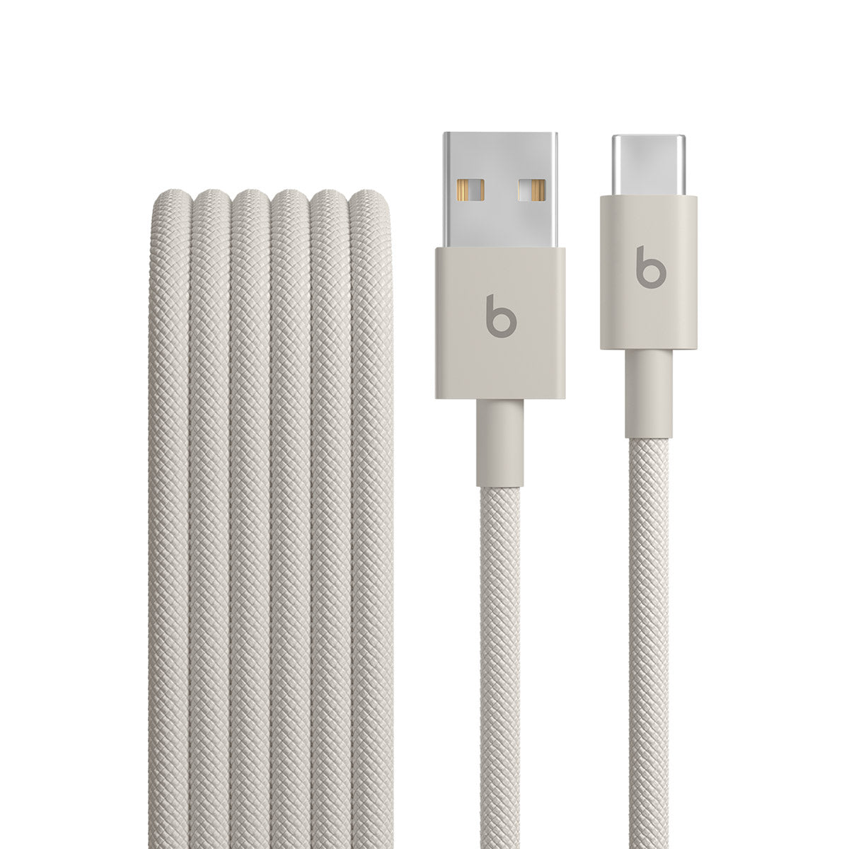 Cablu Beats USB-A la USB-C de 1,5 m, Woven, Gri - iSTYLE RO
