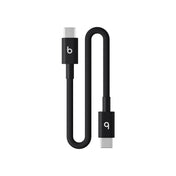 Cablu Beats USB-C la USB-C de 20 cm, Woven, Negru - iSTYLE RO
