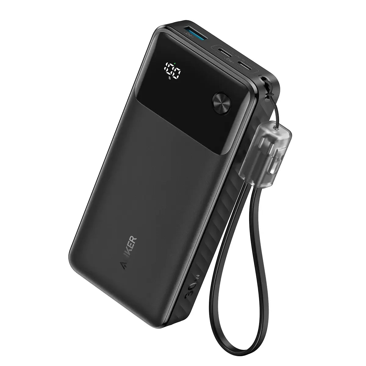 Baterie externa Anker Powercore 20000 mAh 30W cablu USB-C negru