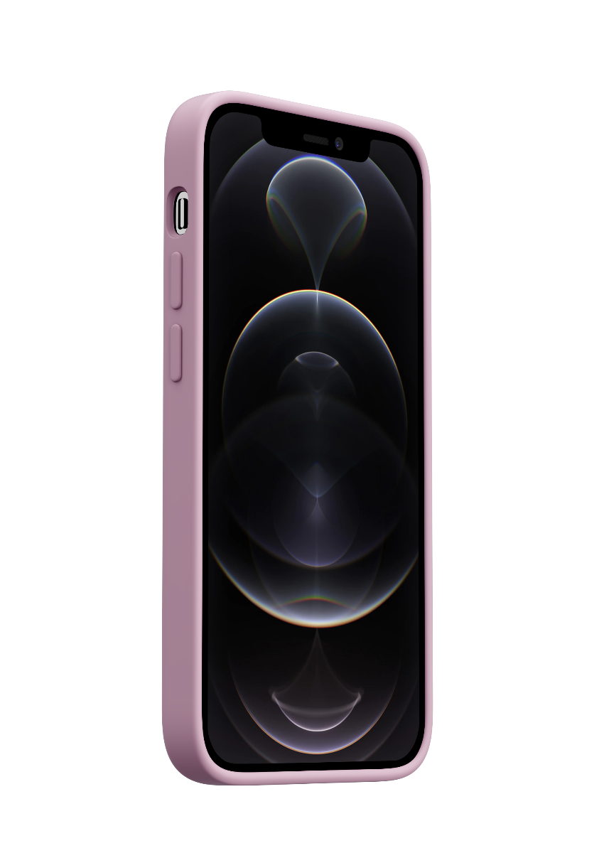 Husa de protectie NEXT ONE Silicon Case MagSafe pentru iPhone 12 si iPhone 12 Pro, Roz - iSTYLE RO