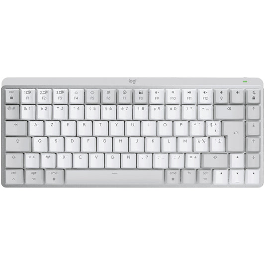 Tastatura Wireless Logitech MX Mechanical Perfomance Mini for Mac, Iluminata, Silentioasa, USB, BT, US INT, Pale Grey - iSTYLE RO
