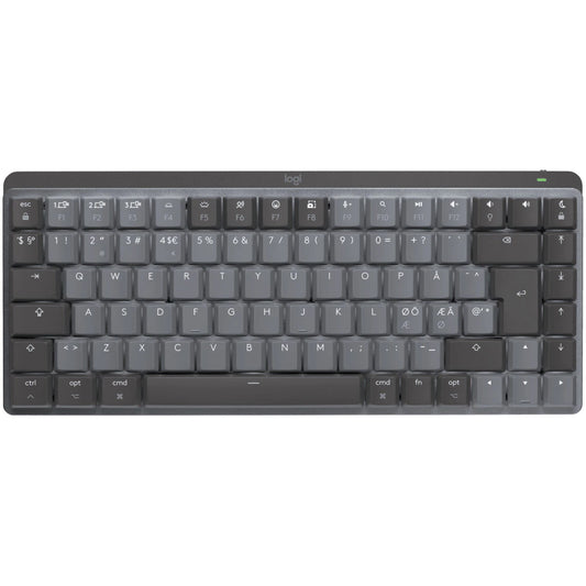 Tastatura Wireless Logitech MX Mechanical Perfomance Mini for Mac, Iluminata, Silentioasa, USB, BT, US INT, Space Grey - iSTYLE RO