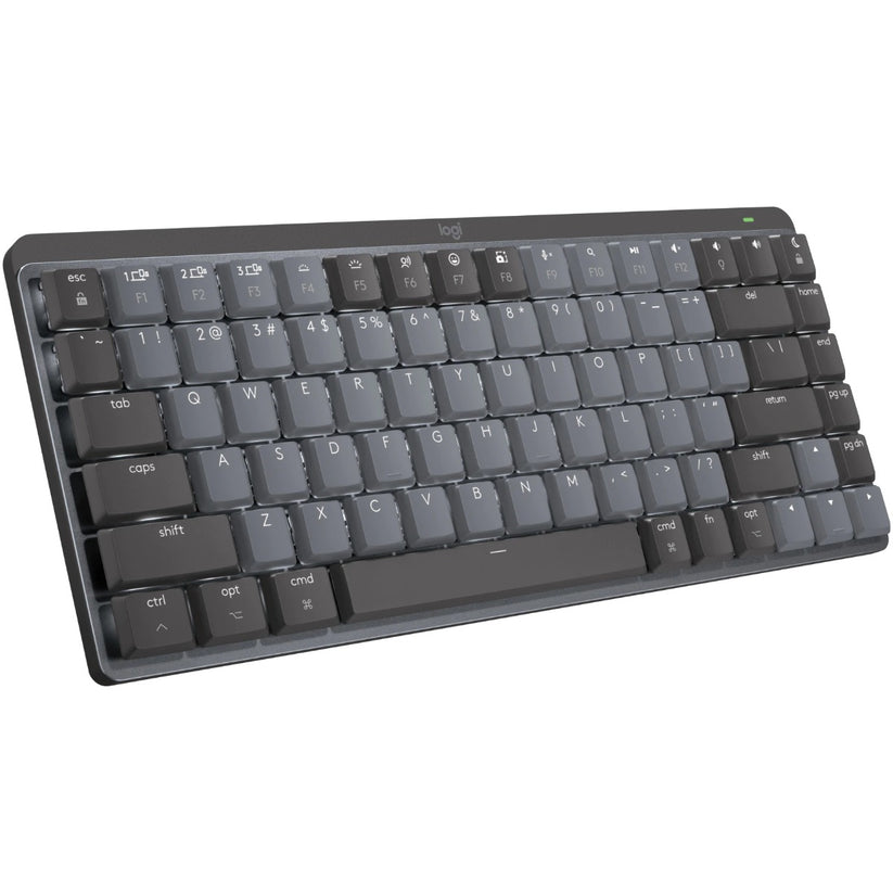 Tastatura Wireless Logitech MX Mechanical Perfomance Mini for Mac, Iluminata, Silentioasa, USB, BT, US INT, Space Grey - iSTYLE RO