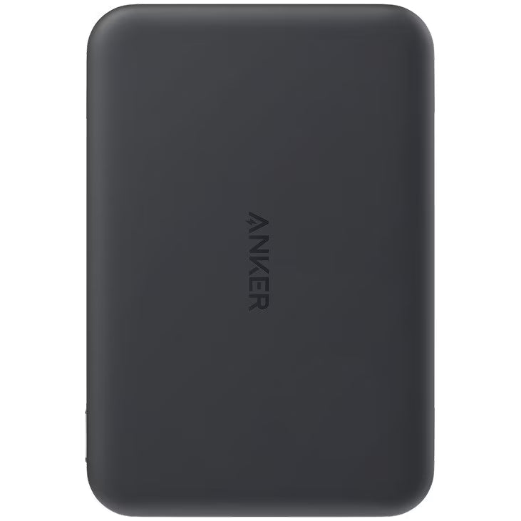Baterie externa magnetic wireless Anker MagGo, 10.000 mAh, Ultra-Slim, Qi2 15W, Negru