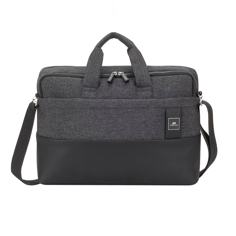 Geanta laptop Rivacase Lantau black mélange pentru MacBook Pro 15"/16" - iSTYLE RO