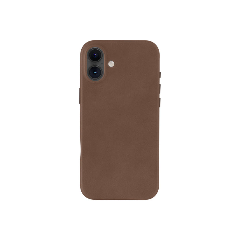 Husa de protectie Dbramante1928 din piele pentru iPhone 16 Plus, Roskilde, Maro - iSTYLE RO