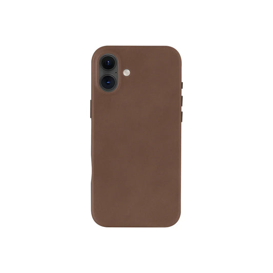 Husa de protectie Dbramante1928 din piele pentru iPhone 16 Plus, Roskilde, Maro - iSTYLE RO