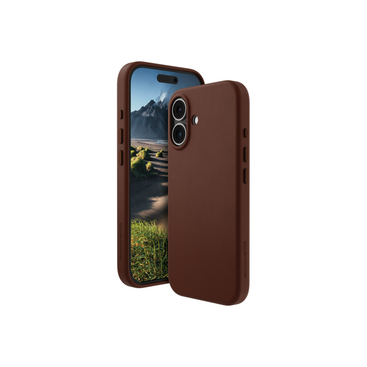 Husa de protectie Dbramante1928 din piele pentru iPhone 16 Plus, Roskilde, Maro - iSTYLE RO