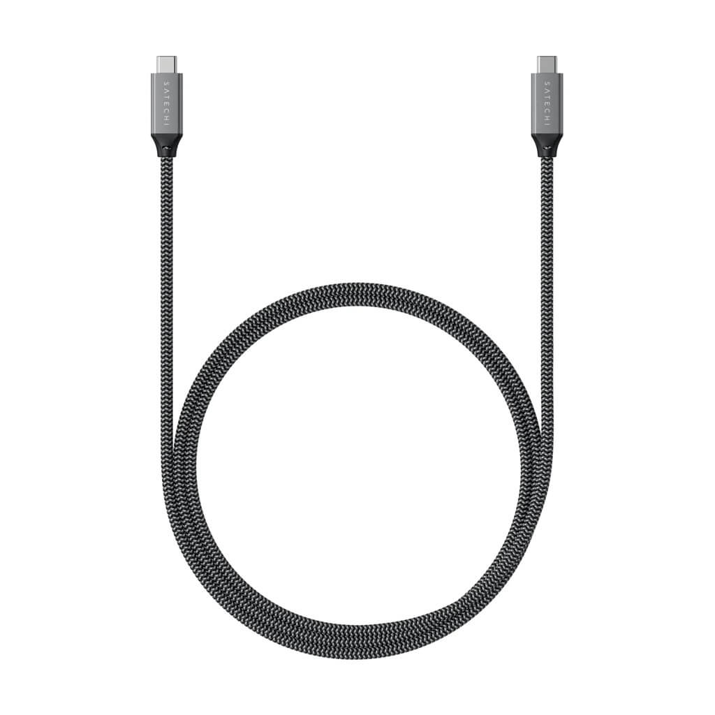 Cablu de date Satechi USB4 C la USB-C, Gri, 80cm - iSTYLE RO