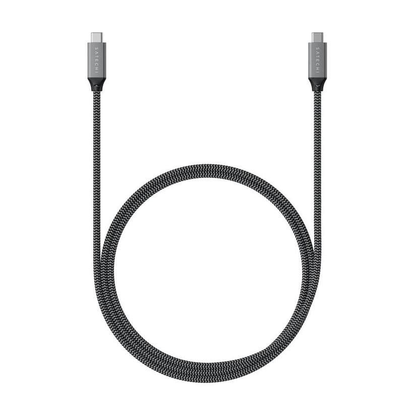 Cablu de date Satechi USB4 C la USB-C, Gri, 80cm - iSTYLE RO