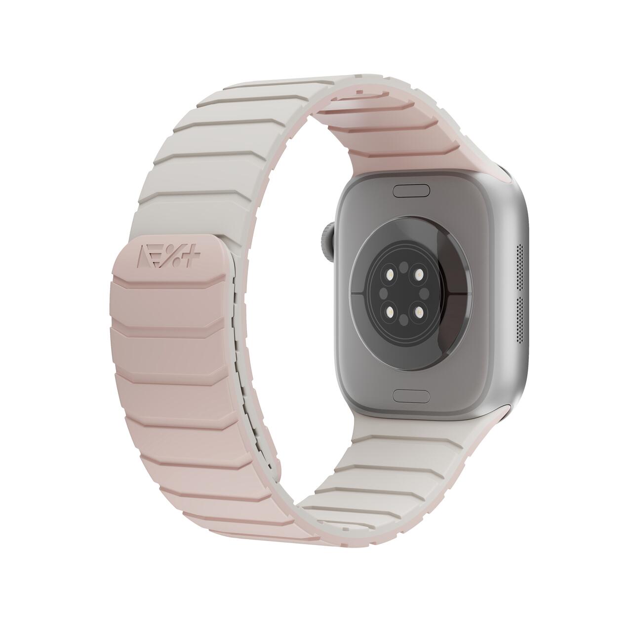 Curea NOA Magnetic Switch Band pentru Apple Watch 38-42mm | Roz-Bej