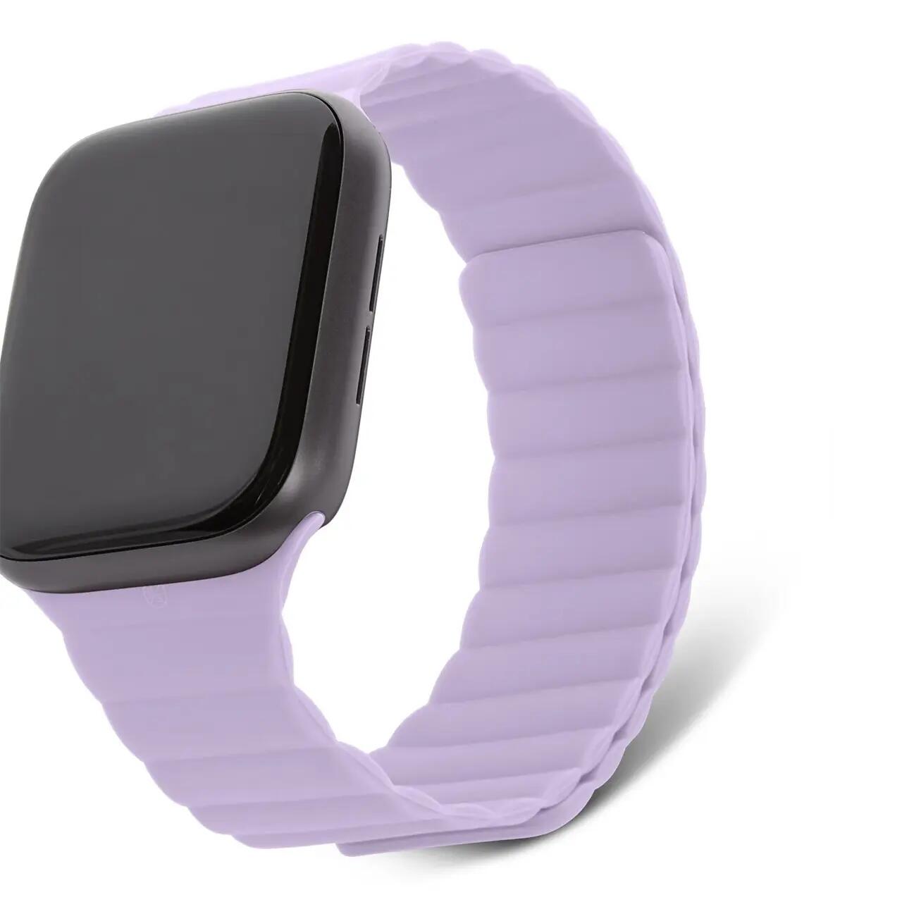 Curea magnetică DECODED pentru Apple Watch 45/44/42, Mov - iSTYLE RO