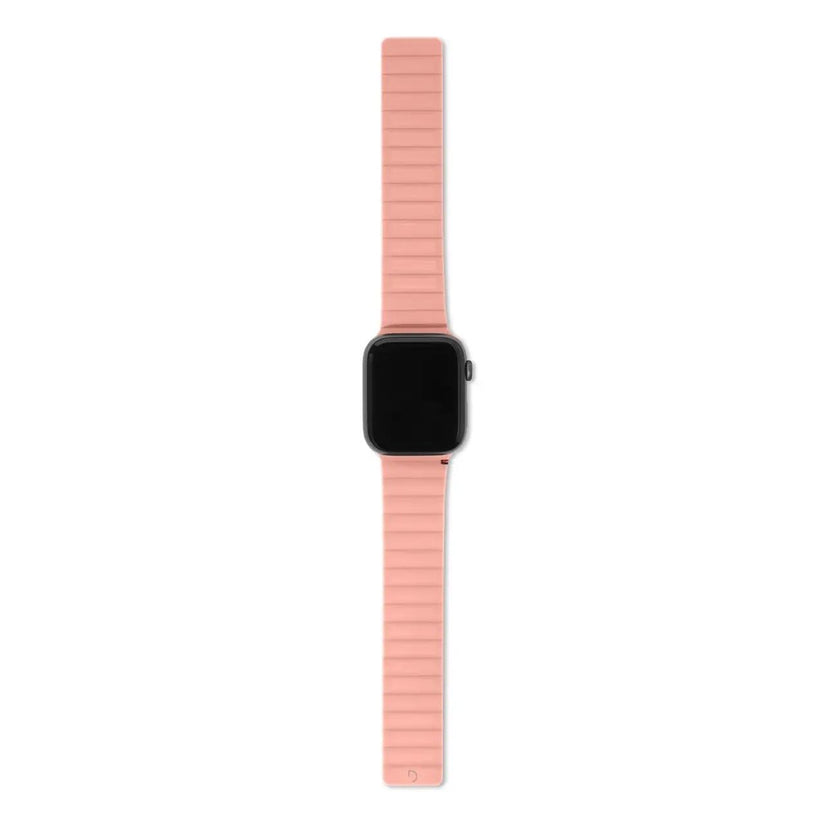 Curea magnetică DECODED pentru Apple Watch 38/40/41mm, Silicon Roz - iSTYLE RO