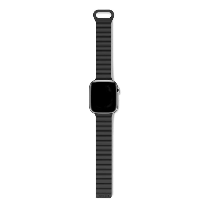 Curea magnetică DECODED pentru Apple Watch 41/40/38MM, Silicon, Negru - iSTYLE RO