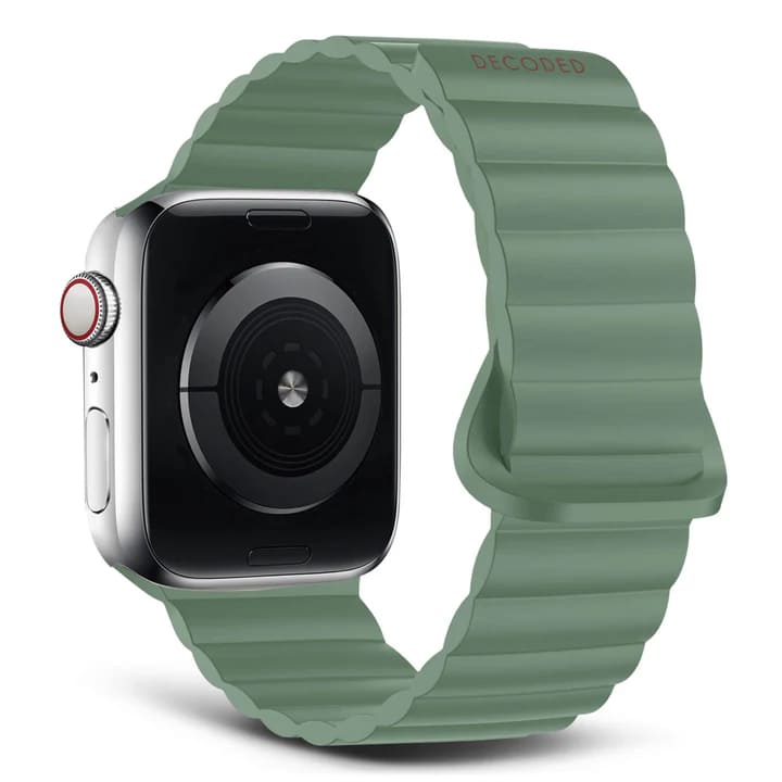 Curea magnetică DECODED pentru Apple Watch 41/40/38MM, Silicon, Verde - iSTYLE RO