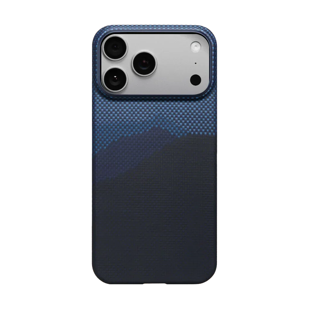Husa de protectie PITAKA pentru iPhone 17 Pro Max, Albastru/Negru