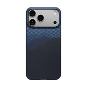 Husa de protectie PITAKA pentru iPhone 17 Pro, Albastru/Negru