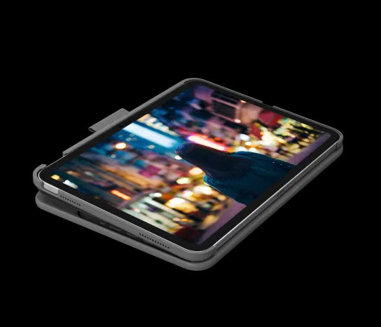 Husa cu tastatura Logitech Slim Folio pentru iPad 10, US, Gri - iSTYLE RO