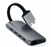 Adaptor Satechi TYPE-C Dual Multimedia Adapter - Space Gray - iSTYLE RO