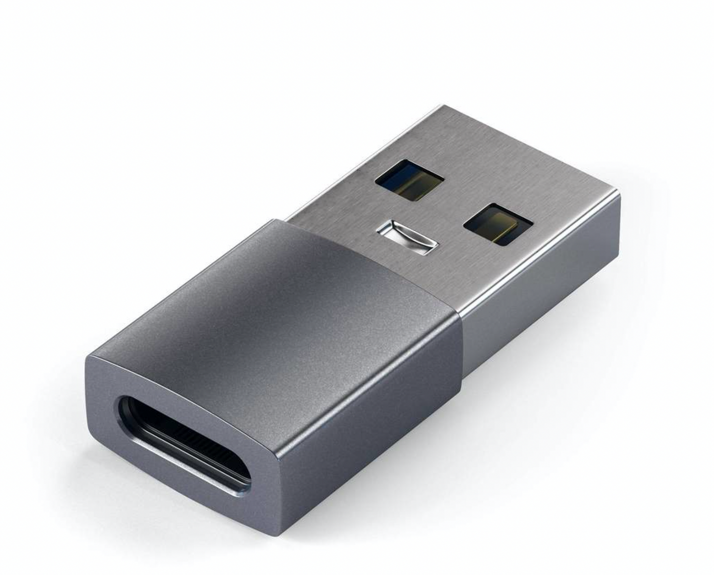 Adaptor Satechi din aluminiu USB-A la USB-C, Gri - iSTYLE RO