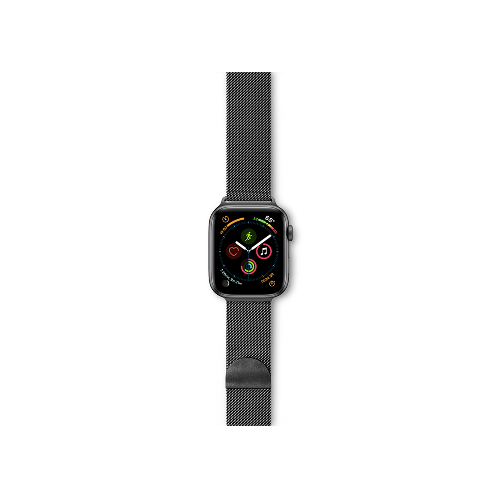 Curea Epico pentru Apple Watch 42/44/45mm Milanese Gri Spatial - iSTYLE RO