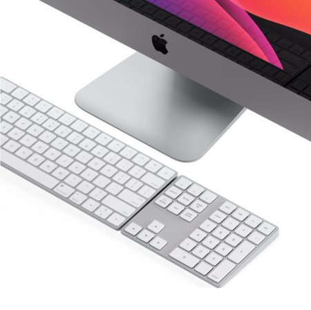 Extensie tastatura Satechi Aluminum Bluetooth Keypad - Silver - iSTYLE RO