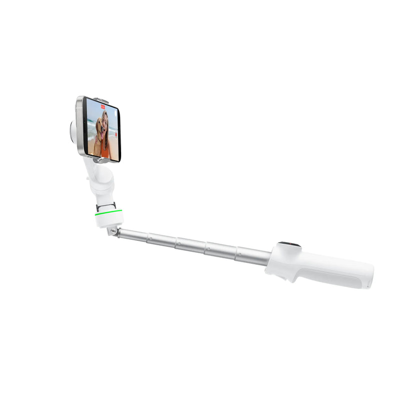 Stabilizator Mobi Insta360 Flow 2 Pro Creator Kit Stone White - iSTYLE RO
