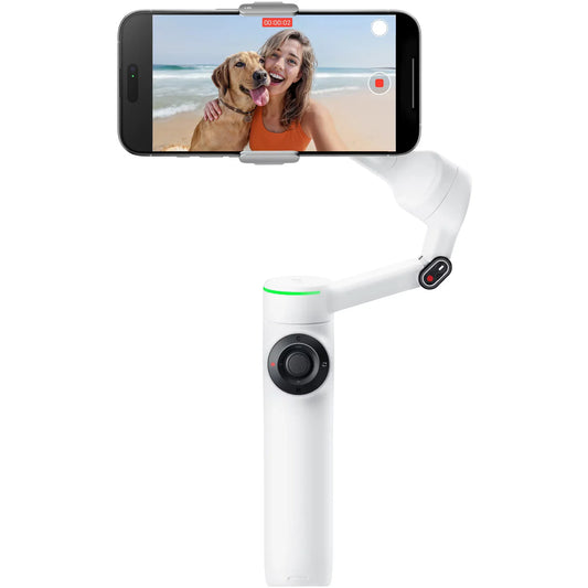 Stabilizator Mobi Insta360 Flow 2 Pro Standard Stone White - iSTYLE RO