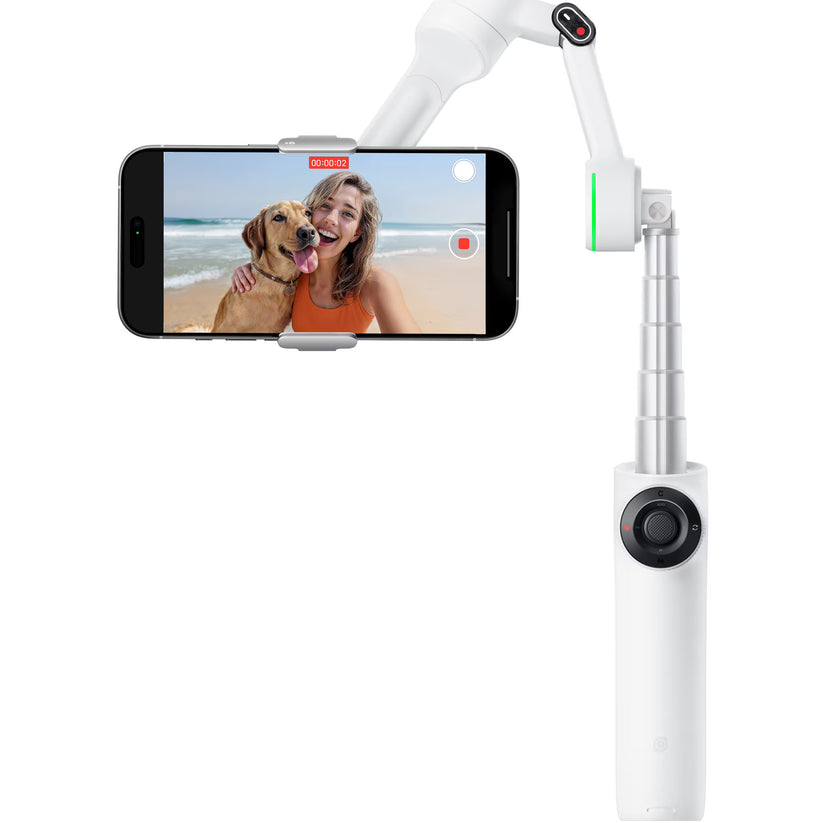 Stabilizator Mobi Insta360 Flow 2 Pro Standard Stone White - iSTYLE RO